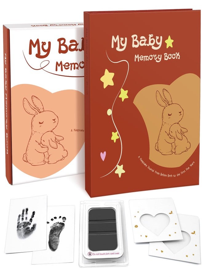 Kasfalci Baby Memory Book – Baby Book Keepsake Pregnancy Journal, Gender Neutral Photo Album and Milestone Scrapbook for Boy or Girl to Record Memories from Pregnancy to Age 5,Newborn Books - Image 1